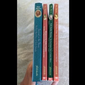 Four "Dear America" books, used